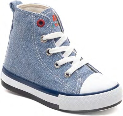 Wholesale Unisex Kids Shoes 26-30EU Minican 1060-SW-P-147 Джинсовый голубой