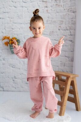 Wholesale Unisex Kids Tracksuit Set 1-7Y Zeyland 1070-242Z1ETA77 Розовый 