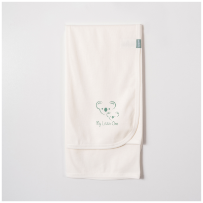 Wholesale Unisex Organic Blanket 80x90cm Pambuliq 2030-6191 Экрю