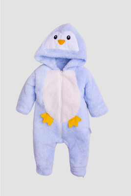 Wholesale Unisex Penguin Costume Welsoft Jumpsuit 3-12M Kidexs 1026-40108 - 4