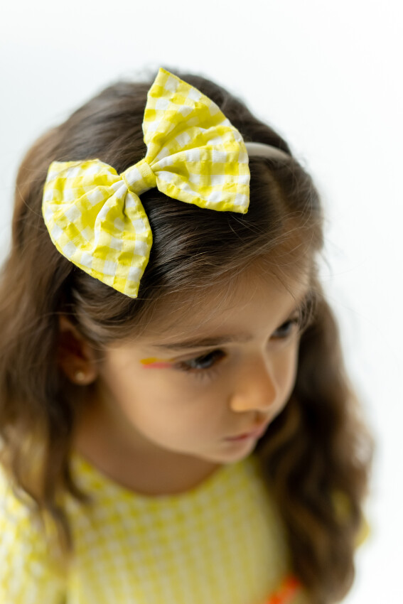 Yellow Headband Bow Mini Pixy Love 2070-PL24SA60161302 - 1