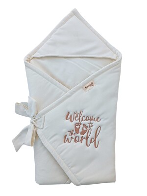 Sarar Harman Butterfly Swaddle Blanket 0-18M Tomuycuk 1074-45530 - Tomuycuk