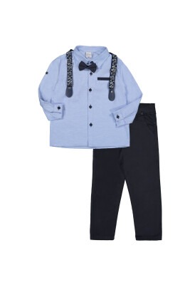 Suit Set with Oxford Shirt 1-4Y Terry 1036-6217 Синий