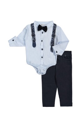 Suit Set with Snap Oxford 6-24M Terry 1036-7101 - 1