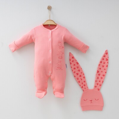 Toptan Bebek Tulum 0-3M Gümüş Baby 2043-0089 - Gümüş Baby