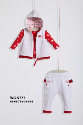 3 Pieces Cardigan Set Wogi 1030-WG-5777 - Wogi