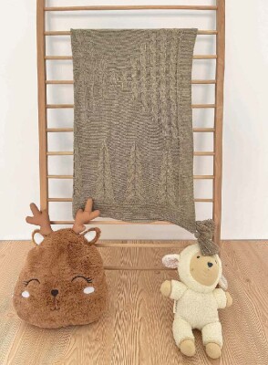 Baby Knitted Throw Argyle Blanket Jojomini 1062-97101 - 2