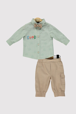 Googboys Takım 6-18M Kumru Bebe 1075-4206 Mint yeşili