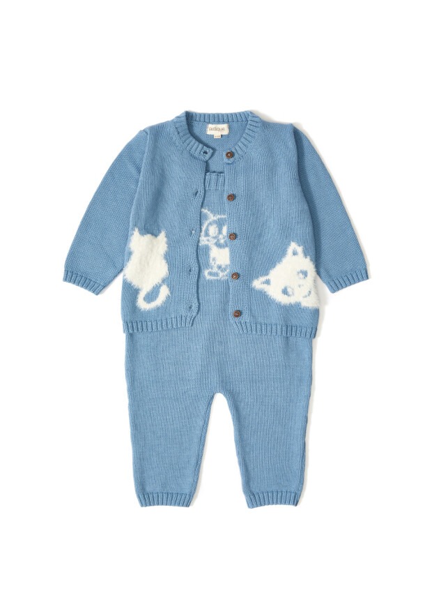 Organic Cotton Cat Outfit & Set Uludağ Triko 1061-21030 - 3