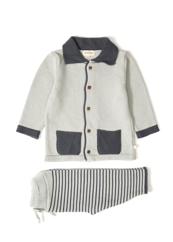 Organic Cotton Outfit & Set for Baby Boy Uludağ Triko 1061-21032 - 1