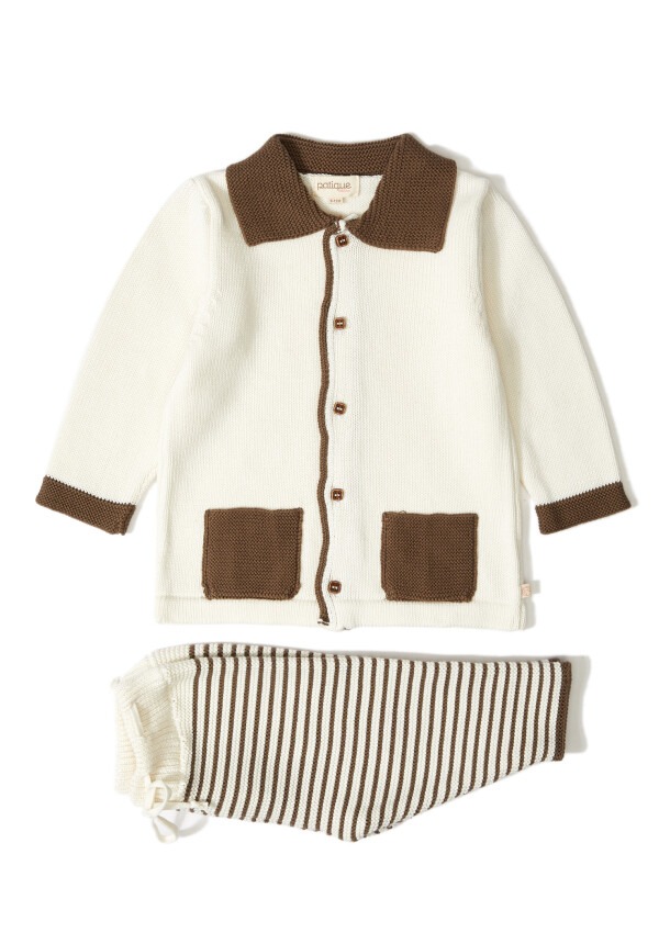 Organic Cotton Outfit & Set for Baby Boy Uludağ Triko 1061-21032 - 2