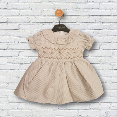 Striped Embroidered Dress KidsRoom 1031-5427 - KidsRoom (1)
