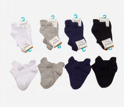 Toptan 24 Çift Bebe Patik Çorap (Kutu) Defne 1064-DFN2P-E008-22(12-18) - Defne