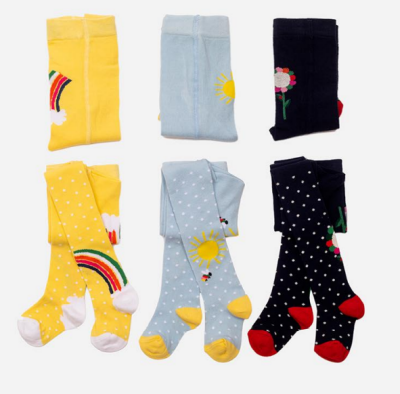 Toptan 6'lı Bebek Külotlu Çorap Defne 1064-KKLT-020(0-6) - Defne