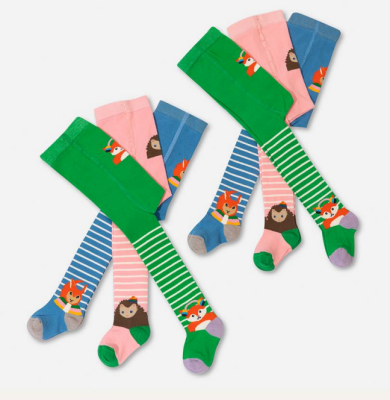 Toptan 6'lı Bebek Külotlu Çorap Defne 1064-KKLT-029-21(0-6) - 1