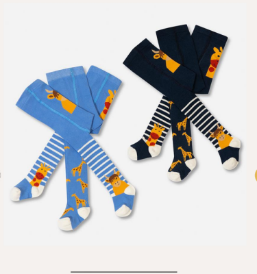 Toptan 6'lı Erkek Bebek Külotlu Çorap Defne 1064-EKLT-016-21(12-18) - Defne