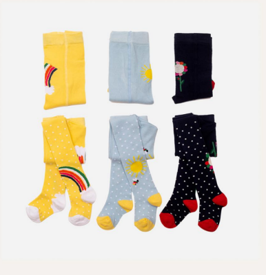Toptan 6'lı Kız Külotlu Çorap (Desenli) Defne 1064-KKLT-020-(06-12) - Defne