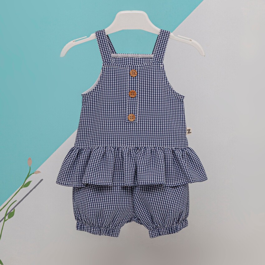 Toptan Bebek 2'li Bluz ve Şort Takım 6-18M BabyZ 1097-5713 - 3