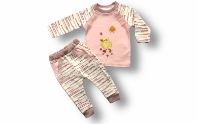 Toptan Bebek 2'li Eşofman Takımı 0-9M Tomuycuk 1074-75385 - Tomuycuk