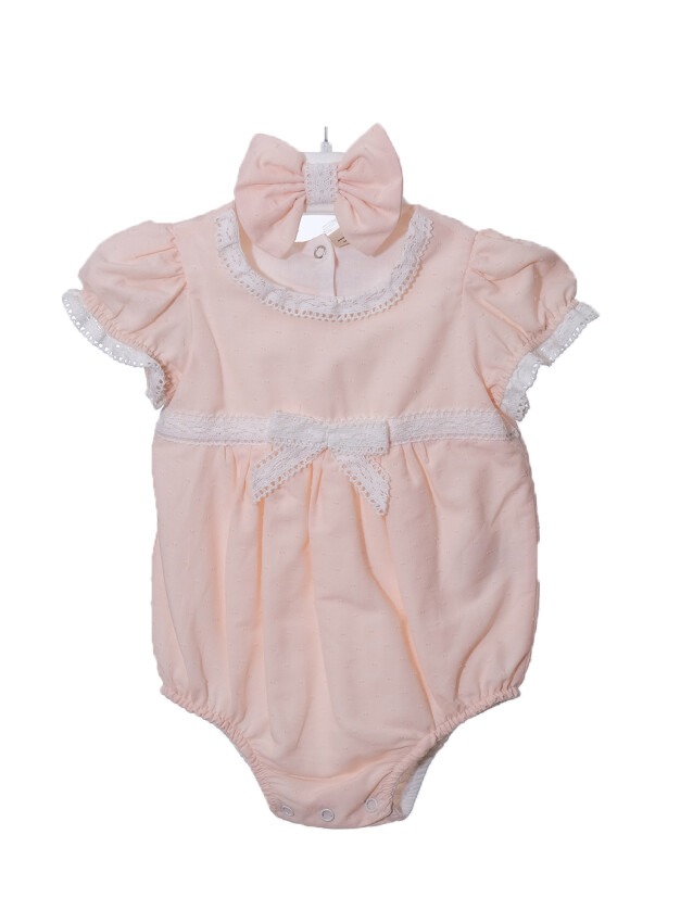 Toptan Bebek 2'li Tulum ve Saç Bantlı Takım 3-18M Serkon Baby&Kids 1084-M0436 - 3