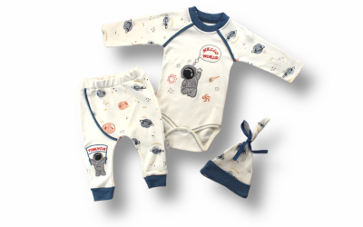 Toptan Bebek 3'lü Yeni Doğan Takım 3-12M Tomuycuk 1074-75466 - Tomuycuk