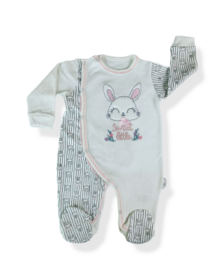 Toptan Bebek Desenli Tulum 0-12M Tomuycuk 1074-25289 - Tomuycuk