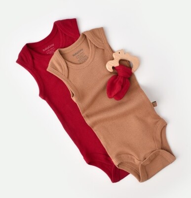 Toptan Bebek Modal 2 Li Askılı Body Baby Cosy 2022-CSYM11111 - BabyCosy