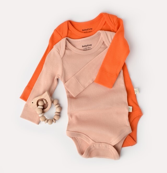 Toptan Bebek Modal 2 li Uzun Kollu Body Baby Cosy 2022-CSYM11314 - 1