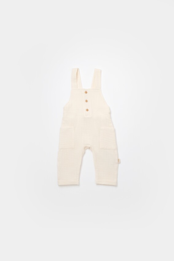 Toptan Bebek Müslin Cepli Salopet Tulum 3-24M Baby Cosy 2022-CSYM7009 - 1