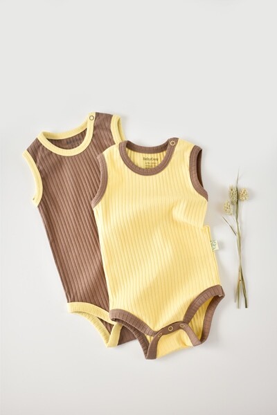 Toptan Bebek Ribana 2 li Askılı Body 3-24M Baby Cosy 2022-CSYR4103 - 1