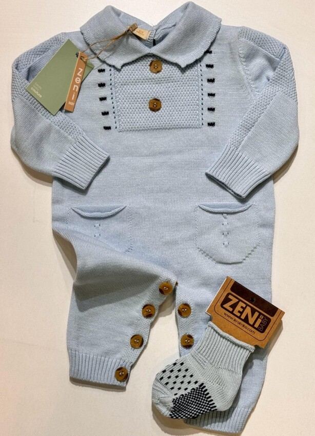 Toptan Bebek Tulum 0-18M Zeni 2049-3014 - 4