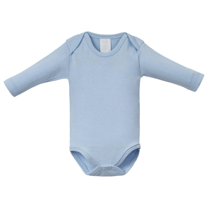 Toptan Bebek Uzun Kol Body 1-6M İnterkidsy Body 2053-5000 - 2