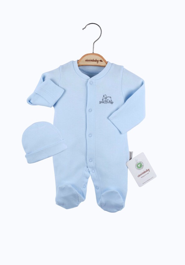 Toptan Bebek Yenidoğan Zıbın 0-3M Ciccimbaby 1043-4744 - 2