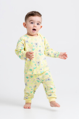 Toptan Erkek Bebek 2'li Pijama Takımı 6-18M Tuffy 1099-1004 - 2
