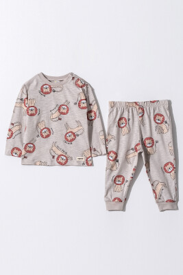 Toptan Erkek Bebek 2'li Pijama Takımı 6-18M Tuffy 1099-1006 - 3