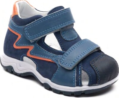 Toptan Erkek Bebek Bantlı Sandalet 21-25EU Minican 1060-PK-B-1001 Kot Mavisi