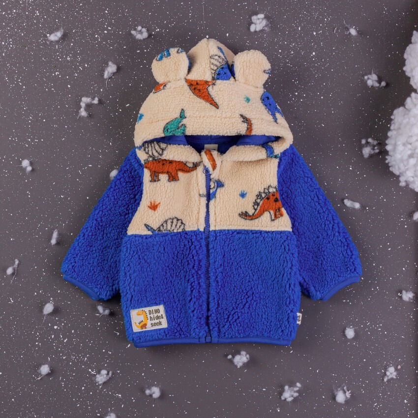 Toptan Erkek Bebek Kapşonlu Hırka 6-24M BabyZ 1097-4758 - 3