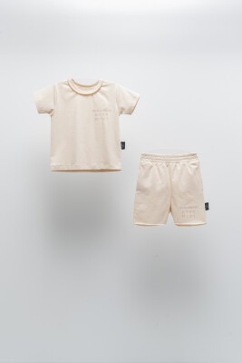 Toptan Erkek Bebek Şortlu Tişört Takım 6-24M Moi Noi 1058-MN51231 - 1
