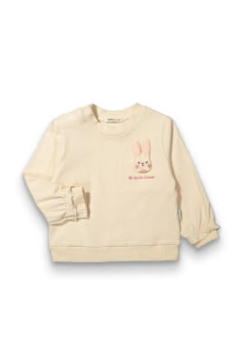 Toptan Erkek Bebek Tavşanlı Sweatshirt 6-18M Tuffy 1099-0414 - 2