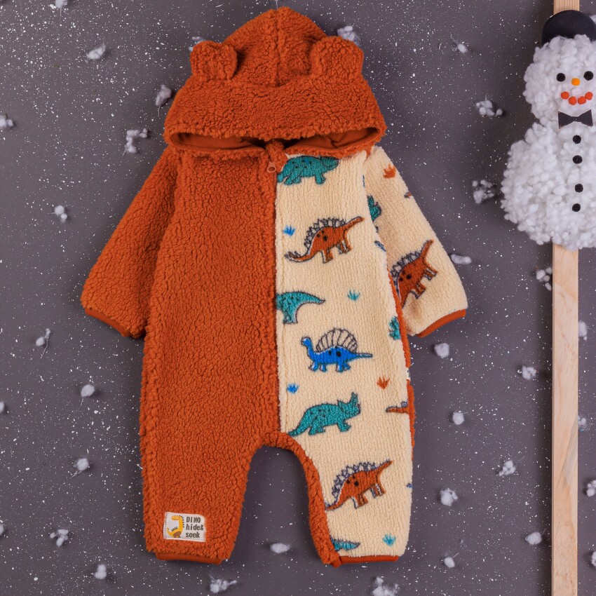 Toptan Erkek Bebek Tulum 3-12M BabyZ 1097-4236 - 2