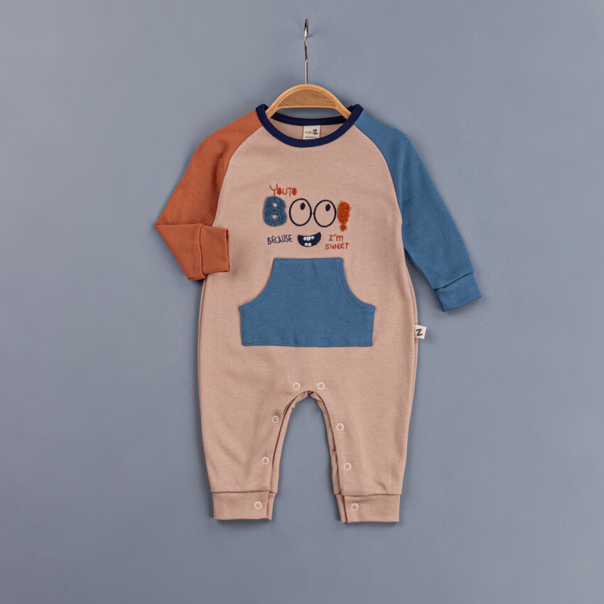 Toptan Erkek Bebek Tulum 3-12M BabyZ 1097-4345 - 1