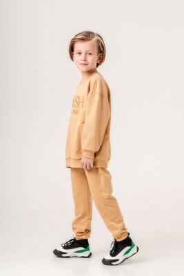Toptan Erkek Çocuk 2'li Sweatshirt ve Pantolon Takımı 6-9Y Gold Class 1010-3632 - Gold Class