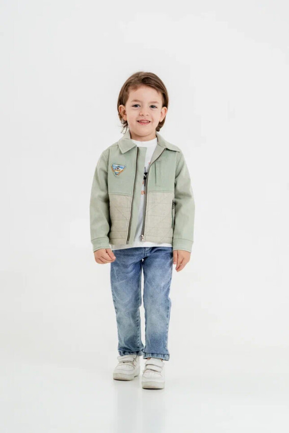 Toptan Erkek Çocuk 3'lü Ceket, Gömlek ve Pantolon Takım 1-4Y Cool Exclusive 2036-28070 - Cool Exclusive