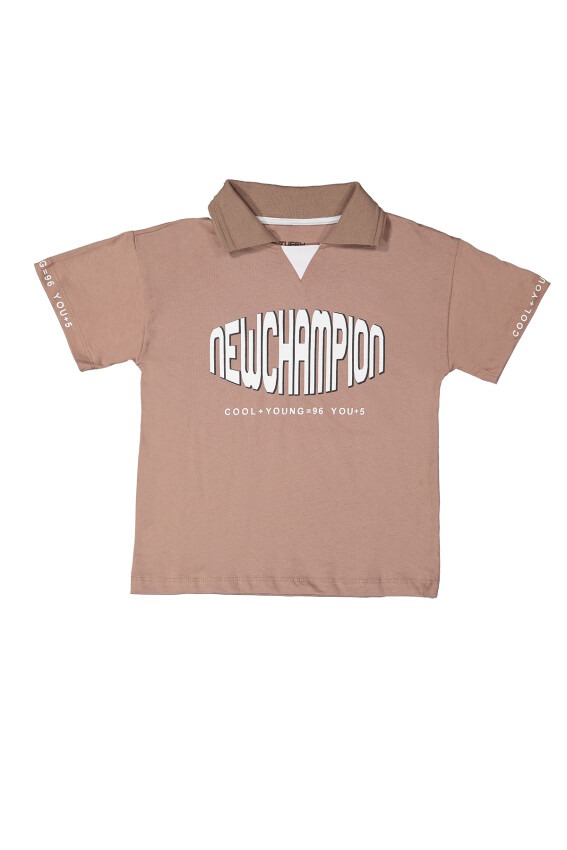 Toptan Erkek Çocuk Baskılı T-shirt 6-9Y Tuffy 1099-8120 - 7