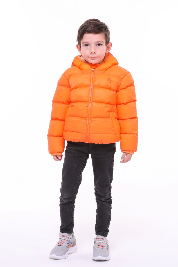 Toptan Erkek Çocuk Mont 2-8Y Benitto Kids 2007-51282 - 1