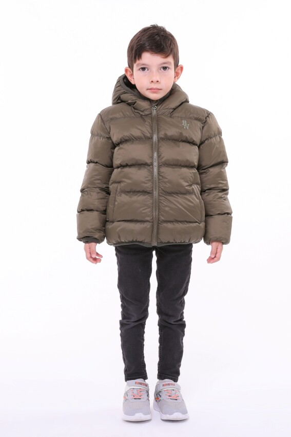 Toptan Erkek Çocuk Mont 2-8Y Benitto Kids 2007-51282 - 2