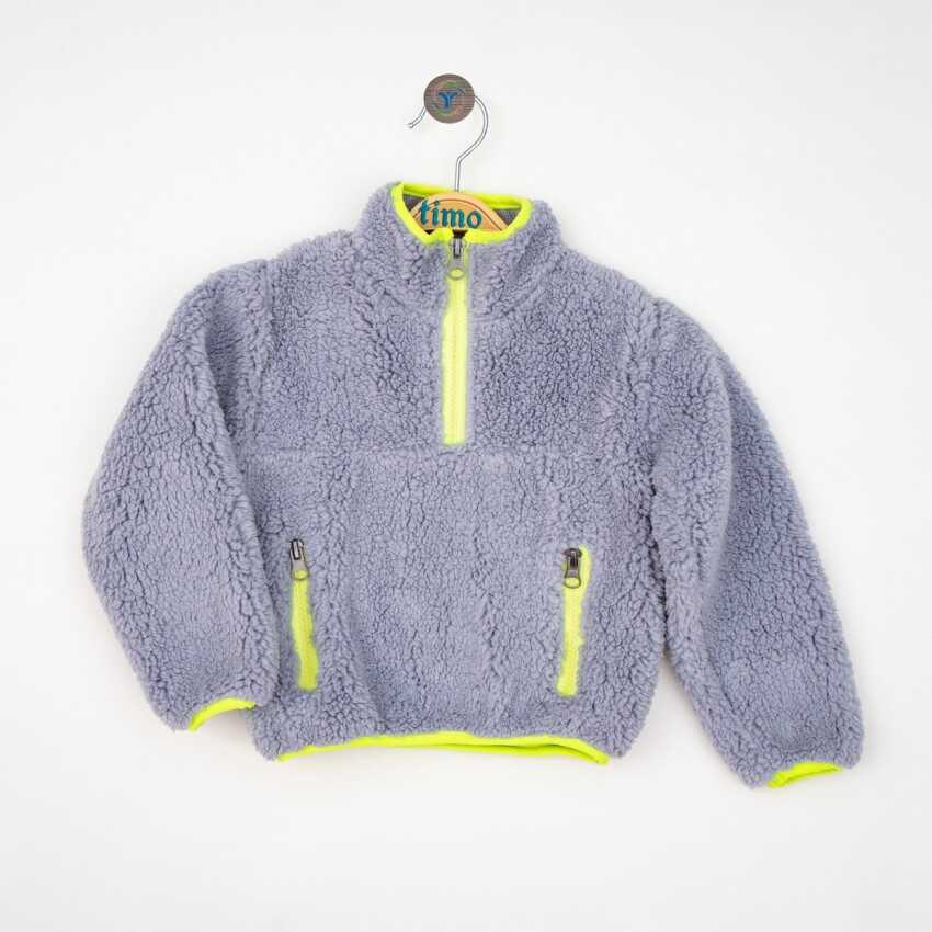 Toptan Erkek Çocuk Polar Sweatshirt 2-5Y Timo 1018-T4EÖÜ012223802 - 4