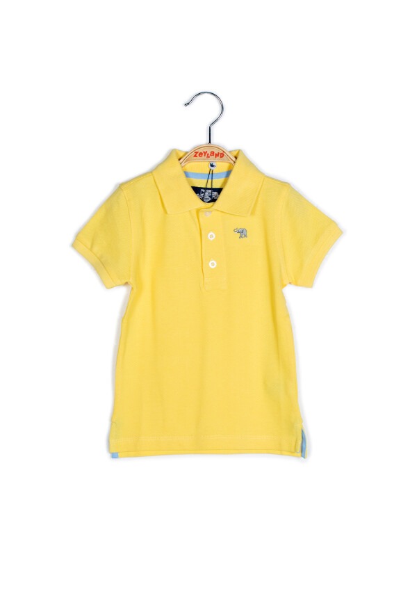 Toptan Erkek Çocuk Polo Yaka Tshirt 10-13Y Zeyland 1070-231Z3TRS51_SARI - 1