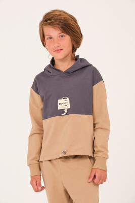 Toptan Erkek Çocuk Sweatshirt 8-15Y Jazziee 2051-252J4MTA61 - 2