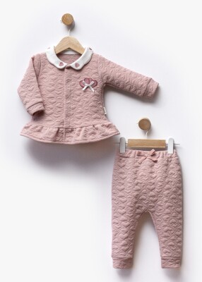 Toptan Kız Bebek 2'li Body ve Pantolon Takım 6-18M Flexi Baby 2063-217580 - Flexi Baby (1)